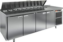 Стол охлаждаемый для салатов HICOLD SL1-1111SN (1/3) (крышка)