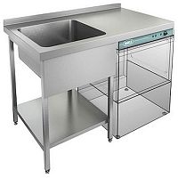 Ванна моечная с крылом под посудомойку HICOLD НСО1МП-12/7БЛ