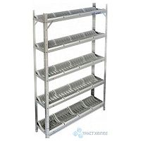 Стеллаж для сушки тарелок Kayman СКТ-251/1203