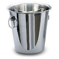 Ведро для шампанского нерж. 4 л. 21*22 см. с ручками-кольца MGSteel /1/24/