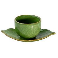 Чашка с блюдцем 70 мл. Киото Грин /1/