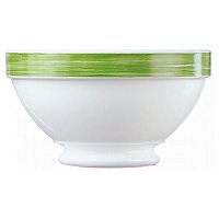 Салатник d=132 мм. 510 мл. зеленый край Браш /6/