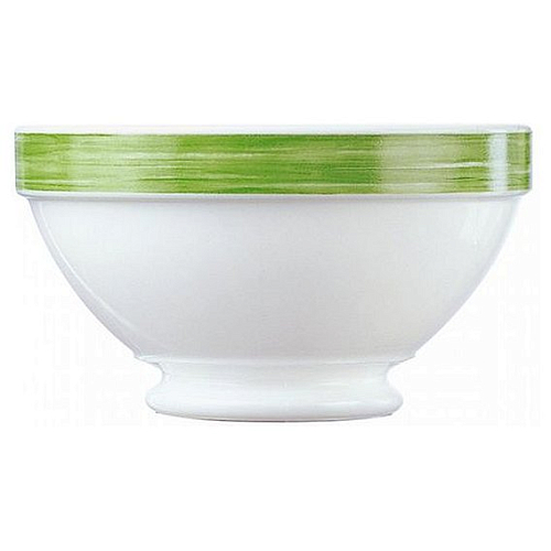 Салатник d=132 мм. 510 мл. зеленый край Браш /6/
