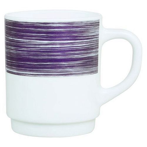 Кружка 250 мл. сиреневый край Браш /6/