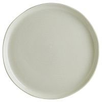 Тарелка d=270 мм. Оливковый, форма Крафт волнистый край Bonna /1/6/