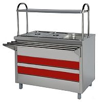 Мармит Онега 2-х блюд МЛОЭ/МВ3/ВН (паровой) (1100*720(1030)*1350)