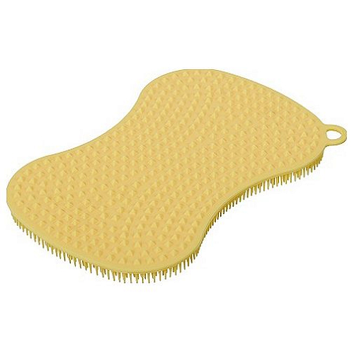 Губка для мытья овощей силиконовая "Овал" /1/