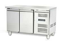 Стол с охлаждаемым шкафом Hurakan HKN-GN2TN-SB с бортом