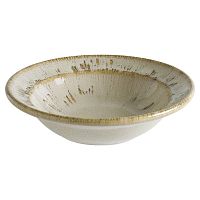 Салатник d=160 мм. 160 мл. h=42 мм. Снэл Песок, форма Гурмэ /1/12/