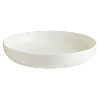 Тарелка d=220 мм. глубокая 1070 мл. h=45 мм. с бортом Белый, форма Потт /1/6/684/