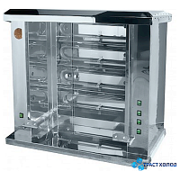 Шампурный электрический гриль Grill Master Ф4У2Э (211160) (задняя стенка стекло)