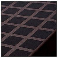 Скатерть 145*145 см. темно-коричневая клетка /3/