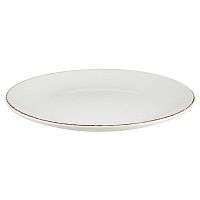 Тарелка d=170 мм. Ретро коричневый край, форма Гурмэ /1/12/