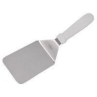 Лопатка 30 см. изогнутая рабочая часть 15*9,5 см. нерж. широкая с пластиковой ручкой MGsteel /1/