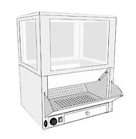 Витрина тепловая настольная RoboLabs VTP-080A-GREY