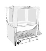 Витрина тепловая настольная RoboLabs VTP-060A-GREY