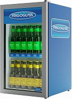 Холодильный шкаф Frigoglass Super 5 (R600а) (сер.корпус, бел.кабинет, сер.рамка дв., 1Led, 2полки, 2цд)