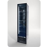 Холодильный шкаф Frigoglass Smart 130 NC (черн.корпус, черн.кабинет, черн.рамка дв., 2Led, 6пол., 6цд, без канапе)