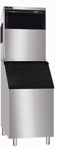 Льдогенератор EKSI CUBE LLC-220, бункер D-350, кубиковый лед