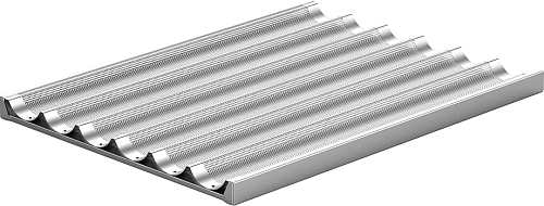 Противень алюминиевый багетный WLBake, 600х400, с перфорацией для камеры расстоечной WLBake серии PF