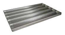 Противень алюминиевый багетный тефлоновый WLBake, 600х400 с перфорацией для камеры расстоечной WLBake серии PF