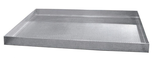 Противень WLBake алюминиевый 460х330х15, 4 борта, перфорированный