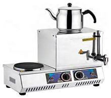 Кипятильник воды и чая с электроплиткой для подогрева пищи Eletto К30 (14 литров, 1 чайник)