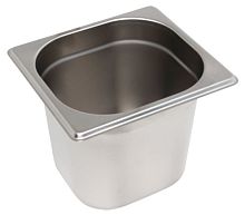 Гастроемкость из нержавеющей стали EKSI E816-6W, 1/6 h 150 мм