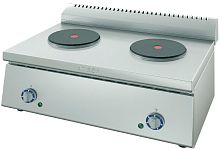 Электроплита Atesy Таверна-2005 (2-конфорочная, l=600 мм)