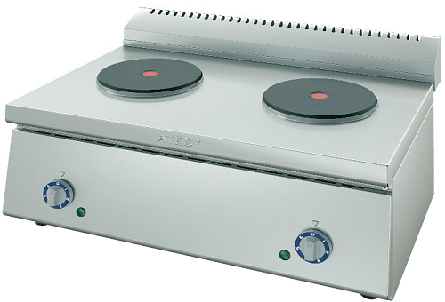 Электроплита Atesy Таверна-2005 (2-конфорочная, l=600 мм)
