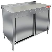 Стол закрытый с дверцами-купе с бортом HICOLD НСЗК-10/7Б
