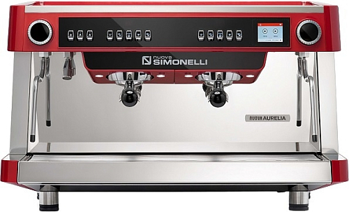 Кофемашина рожковая автоматическая Nuova Simonelli Nuova Aurelia MP 2Gr 220V red+high groups+Autopurge