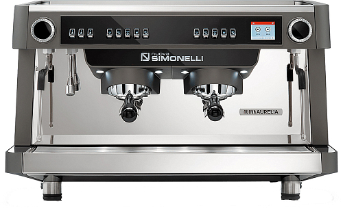 Кофемашина рожковая автоматическая Nuova Simonelli Nuova Aurelia MP 2Gr 220V Metallic grey+high groups+C-Automation+ E-milk technology