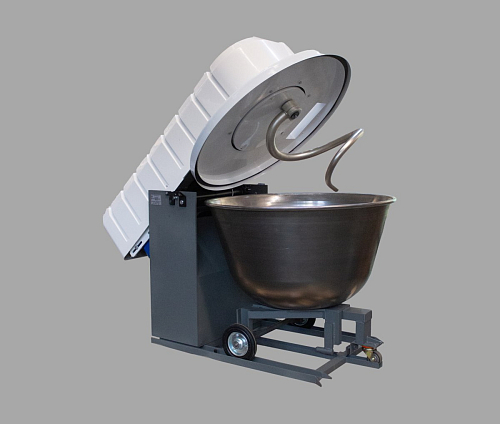 Тестомесильная машина ПЕНЗМАШ ТММ-140 с подкатной дежой из нерж стали