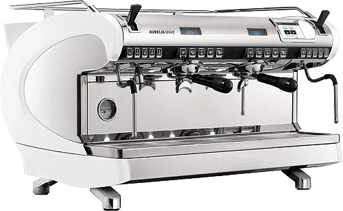 Кофемашина рожковая автоматическая Nuova Simonelli Aurelia WAVE T3 2Gr 380V pearl white+high groups