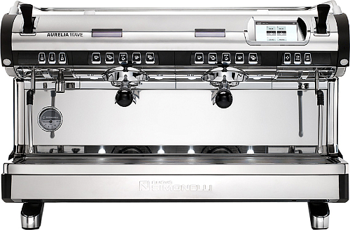 Кофемашина рожковая автоматическая Nuova Simonelli Aurelia WAVE T3 2Gr 220V black+high groups+Autopurge