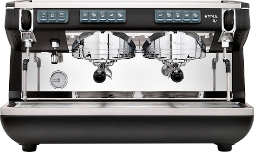 Кофемашина рожковая автоматическая Nuova Simonelli Appia LIFE 2gr V 220V black+low groups+economizer