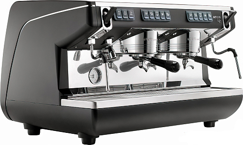 Кофемашина рожковая автоматическая Nuova Simonelli Appia LIFE 2gr V 220V black+high groups+economizer+Easy Cream