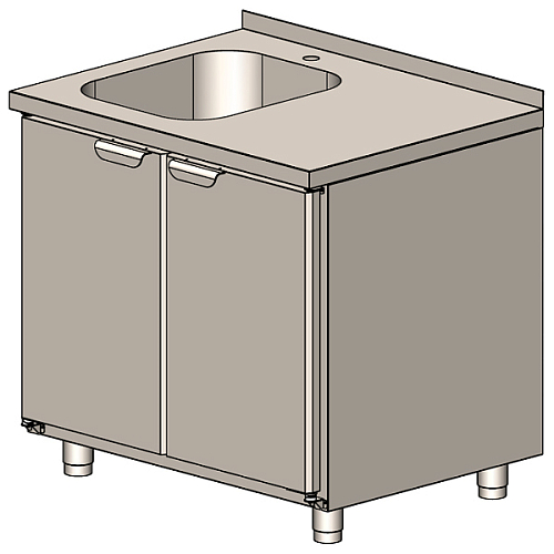 Ванна моечная HappyChef ВМ1Л З/Р 12/6/8,5 М4/4/3 Н