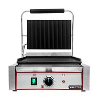 Гриль пресс Kocateq GH 811EC GL односекционный с верхней ребристой, нижней плоской пластиной