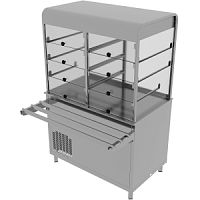 Прилавок-витрина холодильный напольный Gabino MVR-10/7