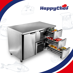 Оптимизируйте пространство кухни с новыми столами HappyChef