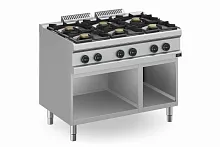 Плита газовая Apach Cook Line APRG-117P/PL 6-ти конфорочная