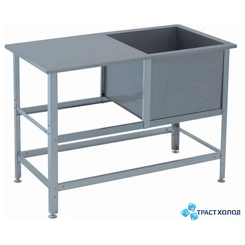 Ванна моечная Юг-Технология ВСМС-1/600-ЮТ с рабочей поверхностью нерж., каркас оцин.
