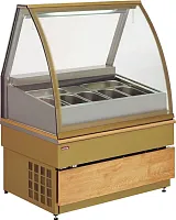 Витрина для мягкого мороженого UNIS Georgia III 1000, inox