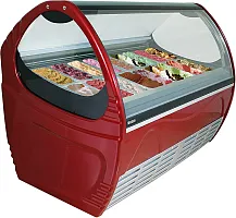 Витрина для мягкого мороженого UGUR UDR 18 FATIH (цветной закругл.корпус)
