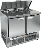 Стол охлаждаемый для салатов HICOLD SLE1-11GN (1/3) с крышкой