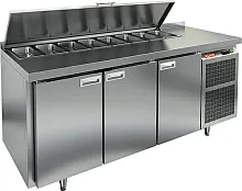 Стол охлаждаемый для салатов HICOLD SL1-111SN (1/3) (крышка)