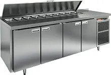 Стол охлаждаемый для салатов HICOLD SL1-1111GN (1/3) с крышкой