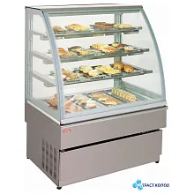 Витрина тепловая UNIS Georgia III 100 double glass, inox